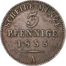3 Pfennig 1855 A  