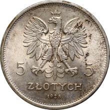 5 Zlotych 1928    "Nike"