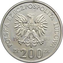 200 Zlotych 1988 MW  ET "Fußball-WM 1990" (Probe)