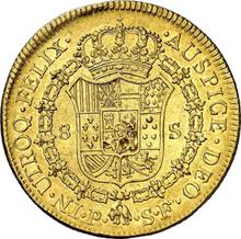 8 Escudos 1776 P SF 