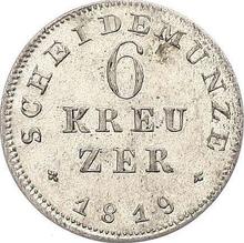 6 Kreuzer 1819   
