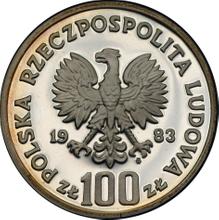 100 Zlotych 1983 MW   "Bär"