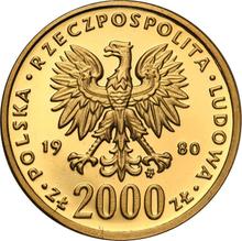 2000 Zlotych 1980 MW   "Kasimir I. der Erneuerer"
