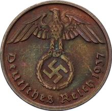 2 рейхспфеннига 1937 D  