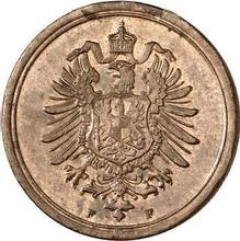 1 пфенниг 1875 F  