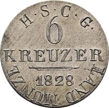 6 Kreuzer 1828  EK 