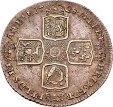 1 Schilling 1728    "Porträt in jungen Jahren"