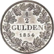 1/2 Gulden 1854   