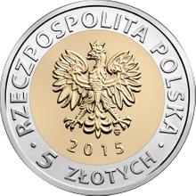 5 Zlotych 2015 MW   "Poznan Town Hall"