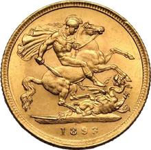 Half Sovereign 1893   TB "St. George"