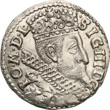 Trojak (3 groszy) 1598  B  "Casa de moneda de Bydgoszcz"