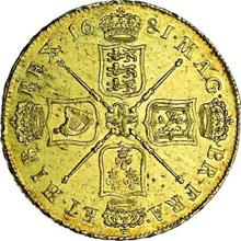 Five guineas 1681    "Second laureate bust"