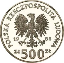 500 Zlotych 1988 MW  ET "XIV World Cup FIFA - Italy 1990"