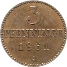 3 Pfennig 1861 A  