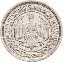 50 Reichspfennig 1932 E  