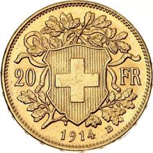 20 Francs 1914 B   "Vreneli"