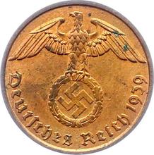 2 рейхспфеннига 1939 J  