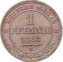 1 Pfennig 1863  B 