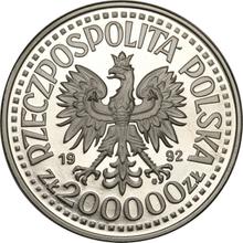 200000 Zlotych 1992 MW  ET "Stanisław Staszic" (Probe)