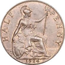 1/2 Penny 1924   
