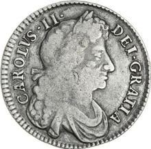 Halfcrown 1684    "Fourth laureate bust"