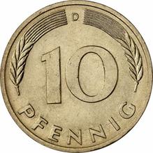 10 Pfennig 1982 D  