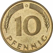 10 Pfennig 1992 G  