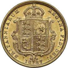 Half Sovereign 1887 S  JEB "Jubilee portrait"