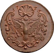 1 Kopek 1755    "Portrait of Elizabeth" (Pattern)
