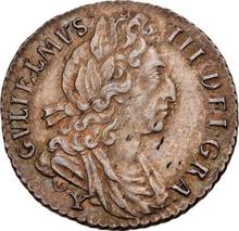 Sixpence 1697 Y   "Third laureate bust"