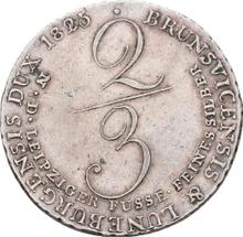 2/3 Thaler 1825 C  