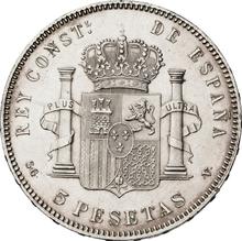 5 Pesetas 1897  SGV 