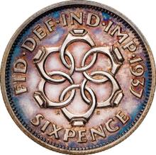 6 Pence 1937   HP (Probe)