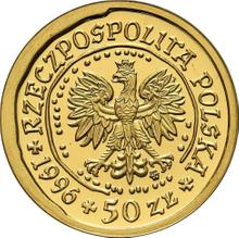 50 Zlotych 1996 MW  NR "White-tailed eagle"