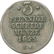 3 Pfennig 1825  F.W. 