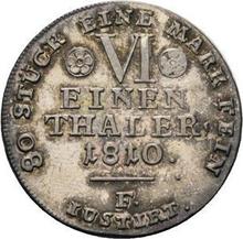 1/6 Thaler 1810  F 
