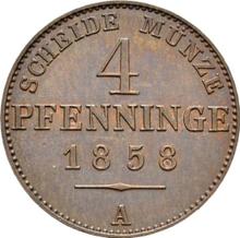 4 Pfennige 1858 A  