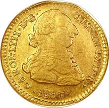 2 Escudos 1807 So FJ 