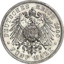 5 марок 1900 G   "Баден"