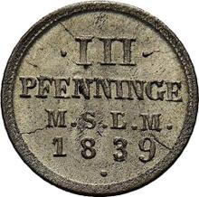 Дрейлинг (3 пфеннига) 1839   