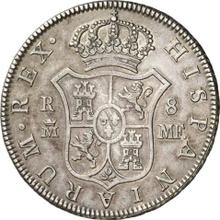 8 Reales 1789 M MF 