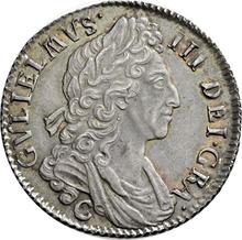 Shilling 1697 C   "Third laureate bust"