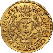 Ducat 1682  DL  "Danzig"