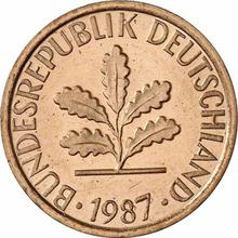 1 Pfennig 1987 D  