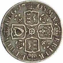 Shilling 1708    "Third draped bust"