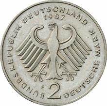 2 Mark 1987 F   "Theodor Heuss"