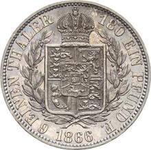 1/6 Thaler 1866  B 