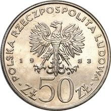 50 Zlotych 1983 MW  SW "Jan III Sobieski" (Probe)