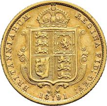 Half Sovereign 1891 S  JEB "Jubilee portrait"