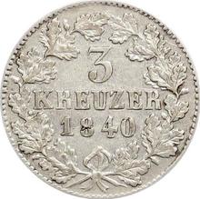 3 крейцера 1840   